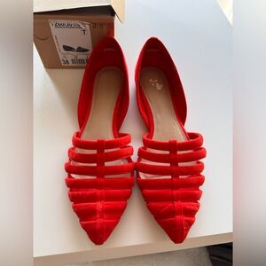 Zara red/orange women's shoes